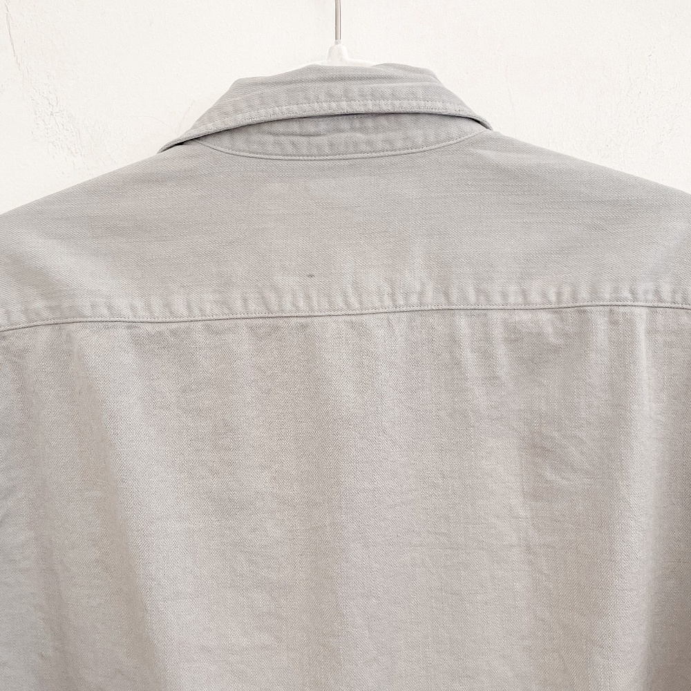 Frank & Eileen Eileen Famous Denim Shirt Green L - Picture 8 of 10
